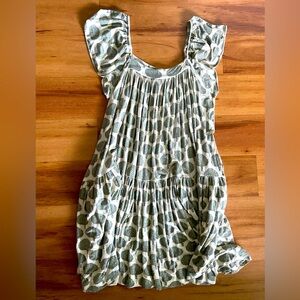 Kate Quinn Flutter Sleeve Dress in Modal XL